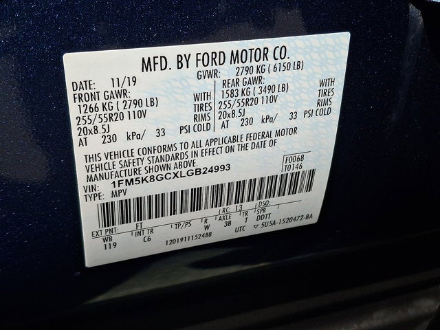 2020 Ford Explorer ST w/Navi