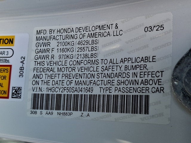 2025 Honda Accord Hybrid Sport