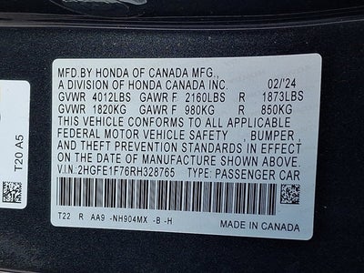 2024 Honda Civic Sedan EX