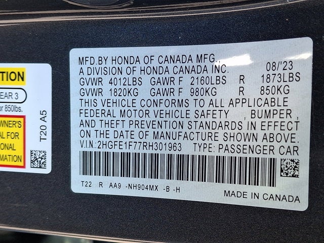2024 Honda Civic Sedan EX