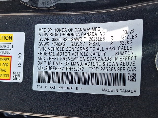 2023 Honda Civic Sedan LX