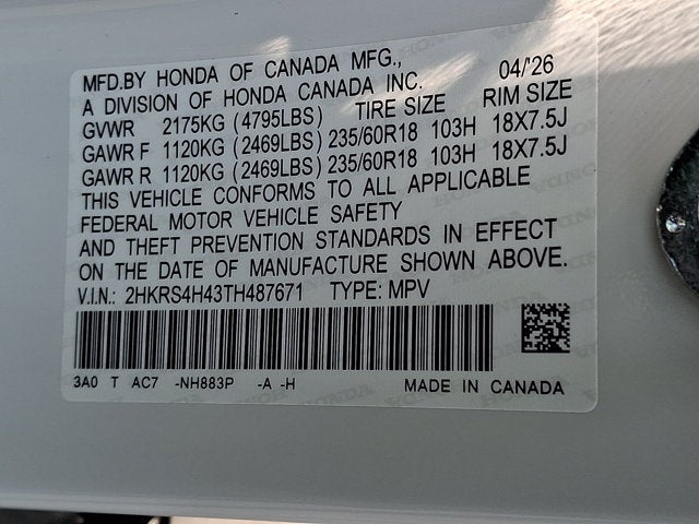 2026 Honda CR-V EX