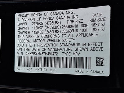 2026 Honda CR-V EX