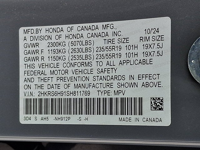 2025 Honda CR-V Hybrid Sport Touring w/Navi