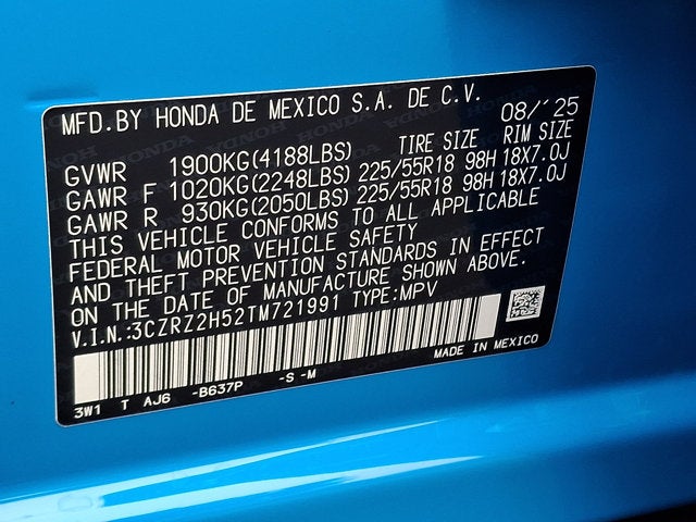 2026 Honda HR-V Sport