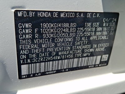 2024 Honda HR-V Sport