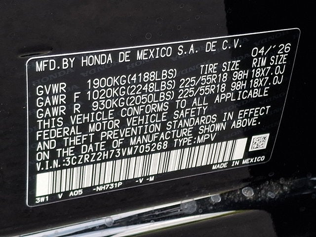 2027 Honda HR-V EX-L
