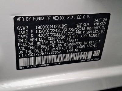2027 Honda HR-V EX-L