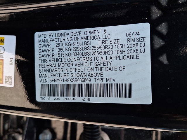 2025 Honda Pilot Black Edition w/Navi