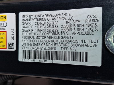 2025 Honda CR-V Hybrid Sport-L
