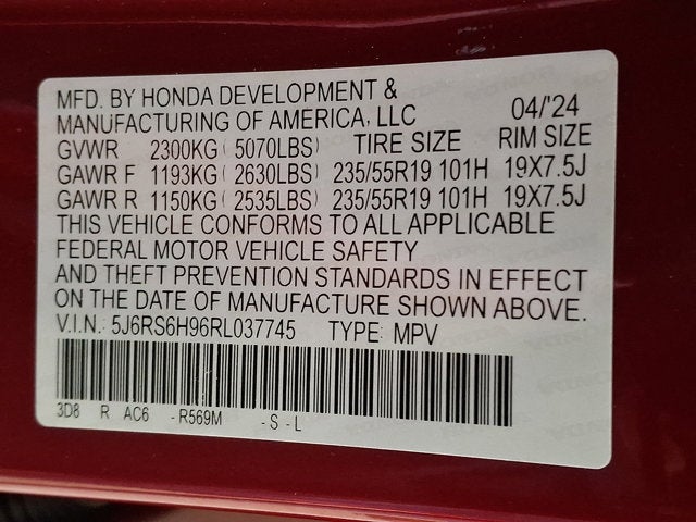2024 Honda CR-V Hybrid Sport Touring w/Navi