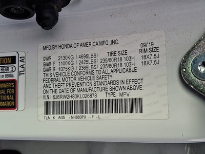 2019 Honda CR-V EX-L