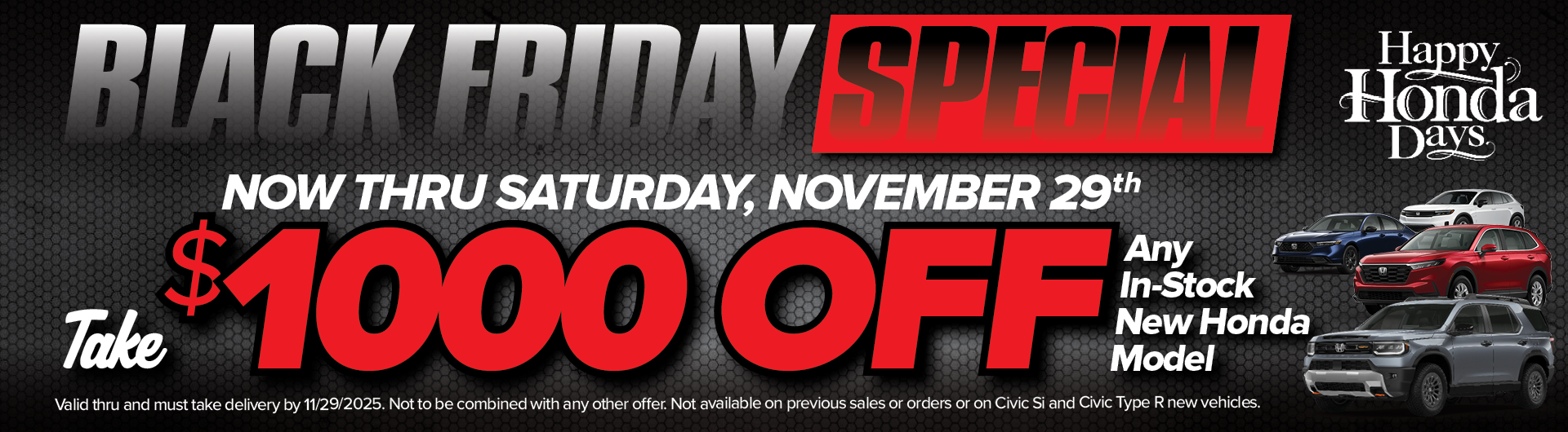 Black Friday Special