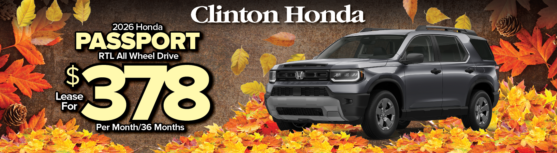 2026 Honda Passport RTL All Wheel Drive