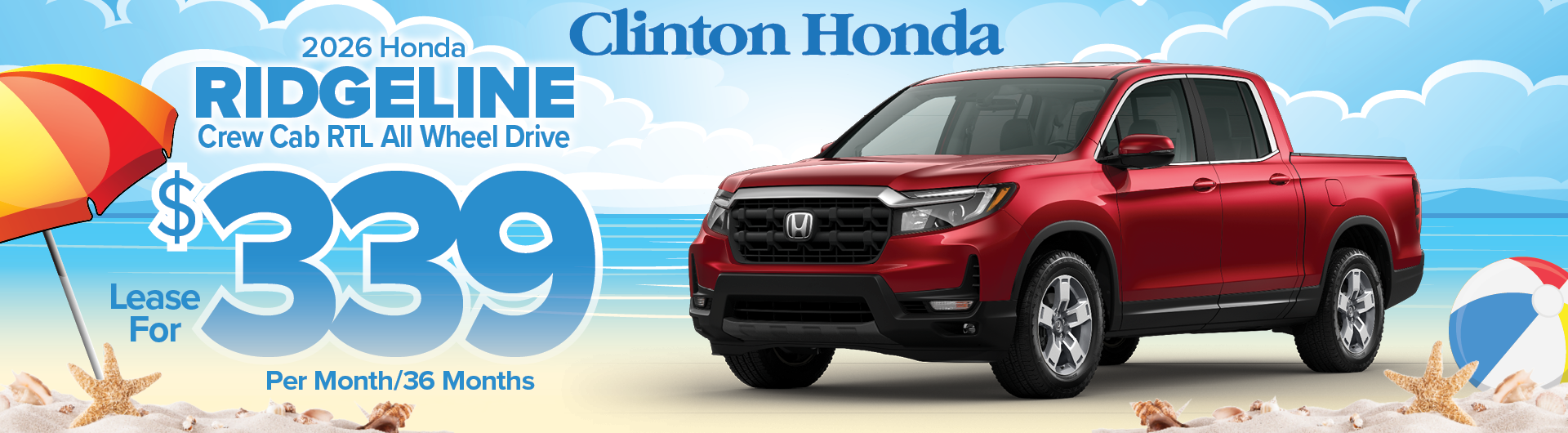 2026 Honda Ridgeline Crew Cab RTL All Wheel Drive